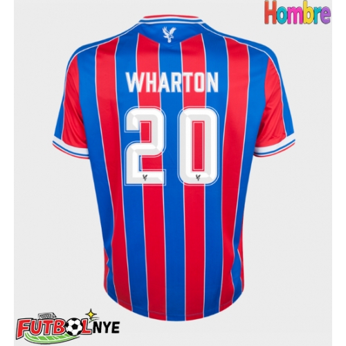 Camiseta Crystal Palace Adam Wharton #20 Primera Equipación 2025-26 manga corta